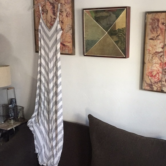 ANTHROPOLOGIE MATTY M STRETCH STRIPED BOHO BODYCON MAXI DRESS S - Picture 16 of 16